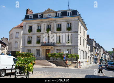 Hotel de ville of the old town of Provins, France Stock Photo