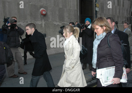 Levi Bellfield received double whole life sentence for hammer murders at Old Bailey London 26/02/2008 Stock Photo