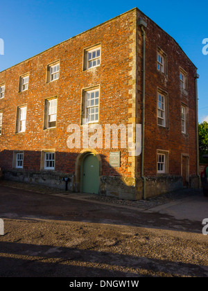 Medieval Burton Agnes Manor House exterior  built 15th Century exterior encased in brick during the 17th and 18th centuries. Stock Photo