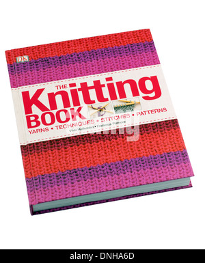 The knitting Book instructional knitting techniques and patterns etc Stock Photo