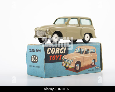 Corgi Toys Die-cast car #206 Hillman Husky produced 1956 by Mettoy Playcraft Ltd. in the United Kingdom. Stock Photo