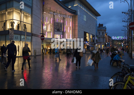 Metquarter Shopping Centre Mall and stores,  43 Whitechapel   An  undercover sheltered shopping in Liverpool, Merseyside, UK Stock Photo