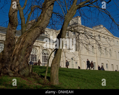 Visitors to Kenwood House, Hampstead Heath, London, UK Stock Photo