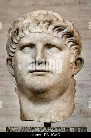 Nero ( Nero Claudius Caesar Augustus Germanicus ) 37- 68  Roman Emperor from 54 to 68 Rome Roman Italy Italian Stock Photo