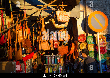 SMALL SOUK, HABOUS QUARTER, THE NEW MEDINA OF CASABLANCA, MOROCCO, AFRICA Stock Photo