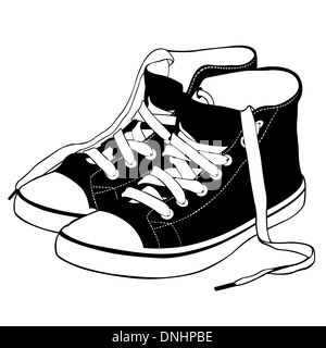 sneakers illustration Stock Photo