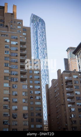 The 90 story luxury tower One57 Stock Photo