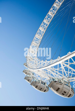 Detail of the London Eye, Tourist Attraction, London, England, United Kingdom Stock Photo