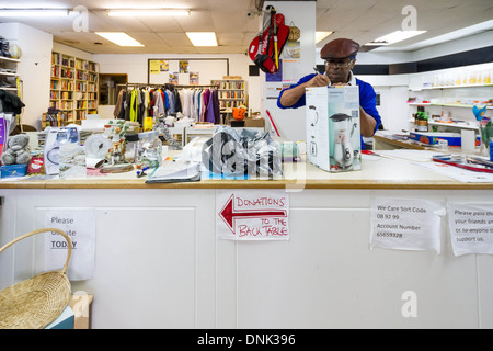 The Lewisham Food Bank in New Cross, London, UK. Stock Photo