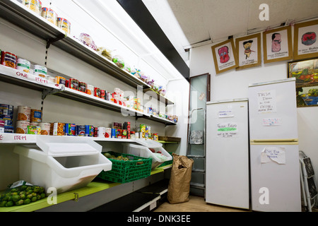 The Lewisham Food Bank in New Cross, London, UK. Stock Photo