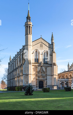 Cheltenham College Chapel, Cheltenham: late afternoon sunshine and shadows on this beautiful building Stock Photo
