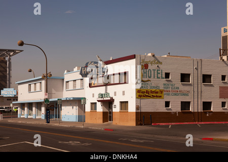 Edens Hotel on South 6th Street in Downtown Las Vegas,Nevada,USA Stock Photo