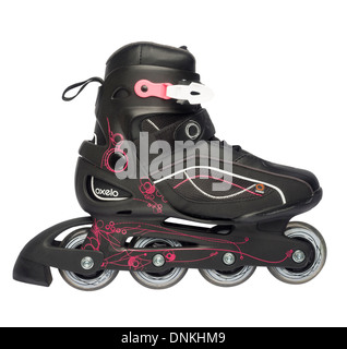 Roller blade cutout isolated on white background Stock Photo