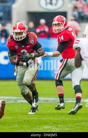 Georgia running back Todd Gurley (3) runs for a touchdown against ...