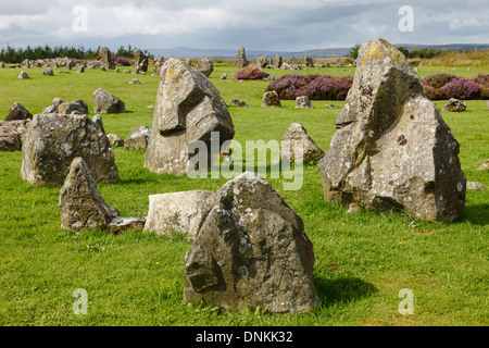 Beaghmore stones circles, County Tyrone, North Ireland, United Kingdom Stock Photo