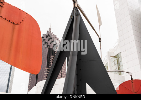 Modern sculpture by Alexander Calder on the front lawn of the High Museum of Art in Midtown Atlanta, Georgia. (USA) Stock Photo