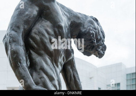 Figurative sculpture entitled 'The Shade' by Auguste Rodin at the High Museum of Art in Atlanta, Georgia. (USA) Stock Photo