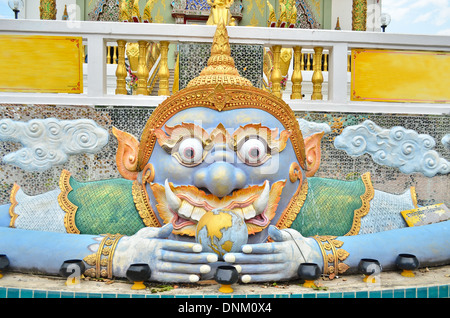 Phra Rahu statue, who is the mythical god of darkness,Thailand. Stock Photo