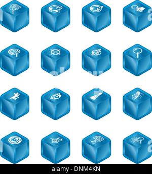 Web Search Icons Series Set. A series of web search icons set. Stock Vector