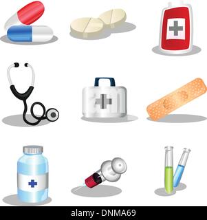 Set of vector medicine icons Stock Vector Image & Art - Alamy
