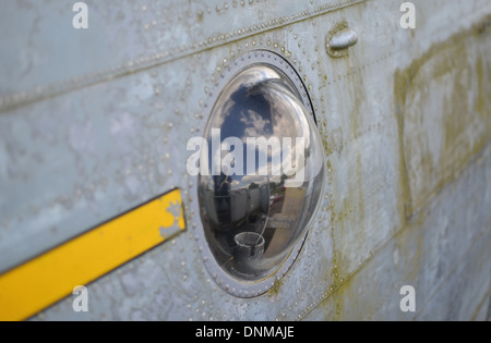 Avro Shackleton British bomber and surveillance aircraft detail Stock Photo