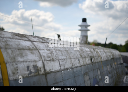 Avro Shackleton British bomber and surveillance aircraft detail Stock Photo