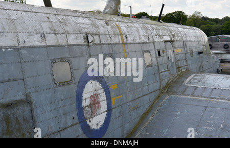 Avro Shackleton British bomber and surveillance aircraft detail Stock Photo