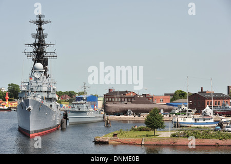 Wilhelmshaven, Germany, destroyer Moelders the Naval Museum Stock Photo