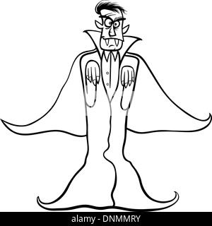 Count Dracula Black and White Stock Vector Image & Art - Alamy
