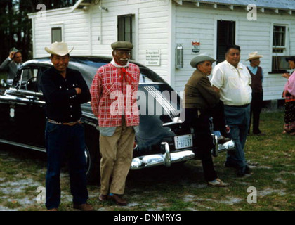 Seminole men at the Dania Reservation in Hollywood, Florida Stock Photo