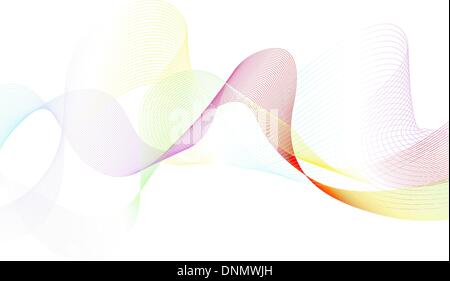 Colourful lines background for design use. Vector illustration. Stock Vector