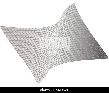 Abstract checked background with gradients and perspective Stock Vector