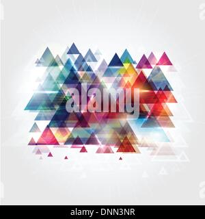 abstract background consisting of triangles eps 10 vector illustration ...