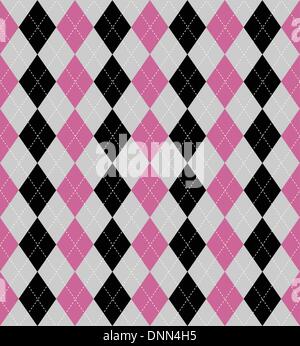 Seamless tiled background of an argyle style pattern Stock Vector