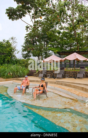 Swimming pool at Rancho Pacifico, Costa Rica Stock Photo