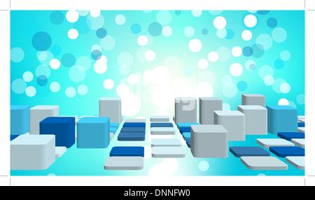 Abstract technology background for use in web design. Vector illustration. Stock Vector