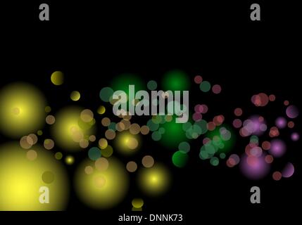 Magic lights background for design use. Vector illustration. Stock Vector
