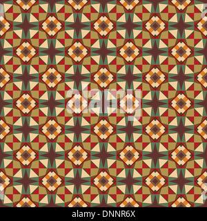 Abstract seamless vector parquet ornate background for design use Stock Vector