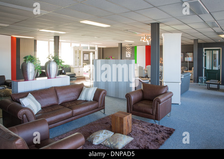 Showroom of modern furniture store Stock Photo