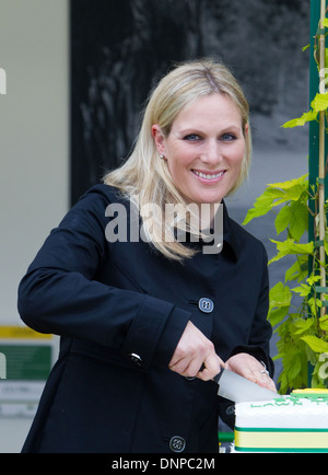 Zara Phillips at the Chelsea Flower Show Stock Photo