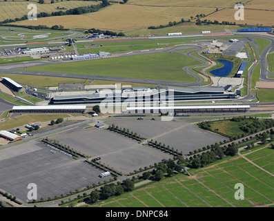 An aerial view of Silverstone, the Home of British Motor Sport Stock Photo