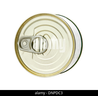 canned fish isolated on white background Stock Photo