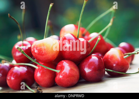Cherries, Fresh Cherries Stock Photo