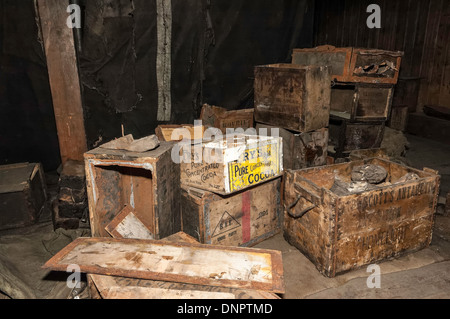 Inside Scott’s Discovery Hut, Hut Point near McMurdo Station, Ross ...