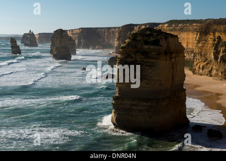 Rock stacks known as the Twelve Apostles, Port Campbell; Great Ocean Road, Australia Stock Photo