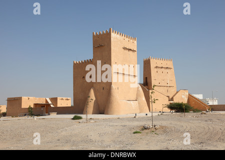 Historic Barzan Tower in Doha, Qatar, Middle East Stock Photo