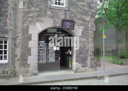 abbey edinburgh sanctuary holyrood strand gift shop scotland alamy
