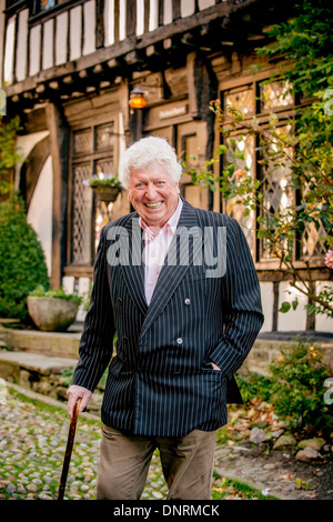 Actor Tom Baker photographed 2013 in Rye, East Sussex, UK. Stock Photo