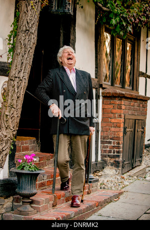 Actor Tom Baker photographed 2013 in Rye, East Sussex, UK. Stock Photo