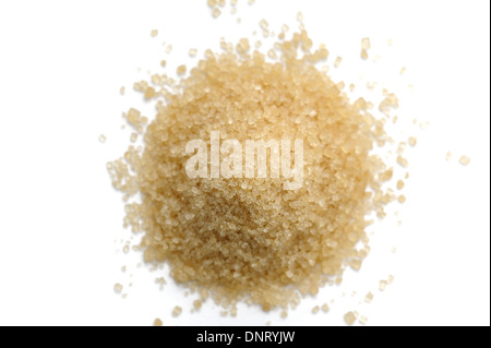 Brown sugar granules Stock Photo